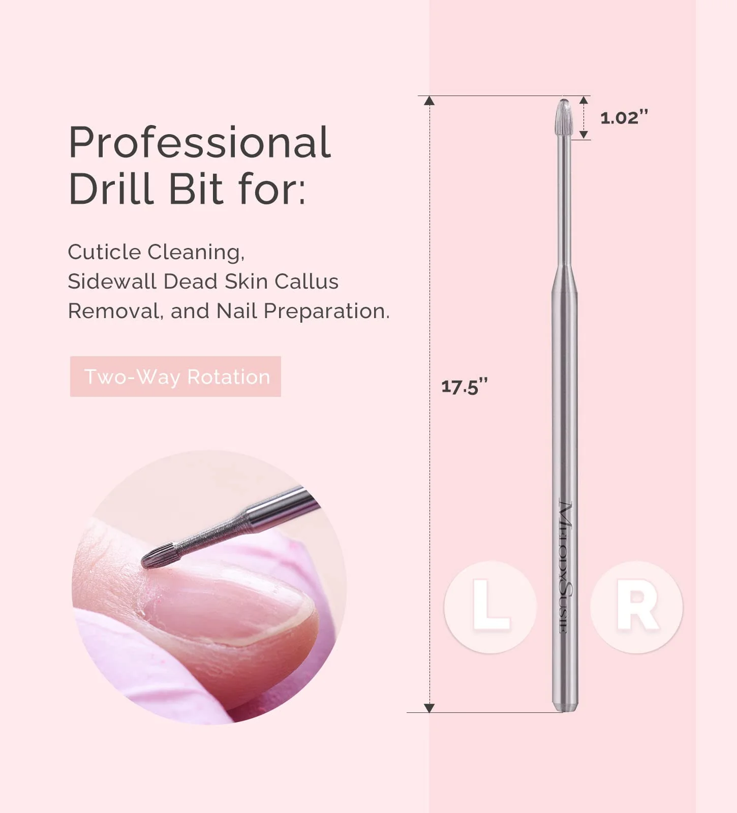 Tungsten Carbide Cuticle Cleaner Nail Drill Bit - Image 5