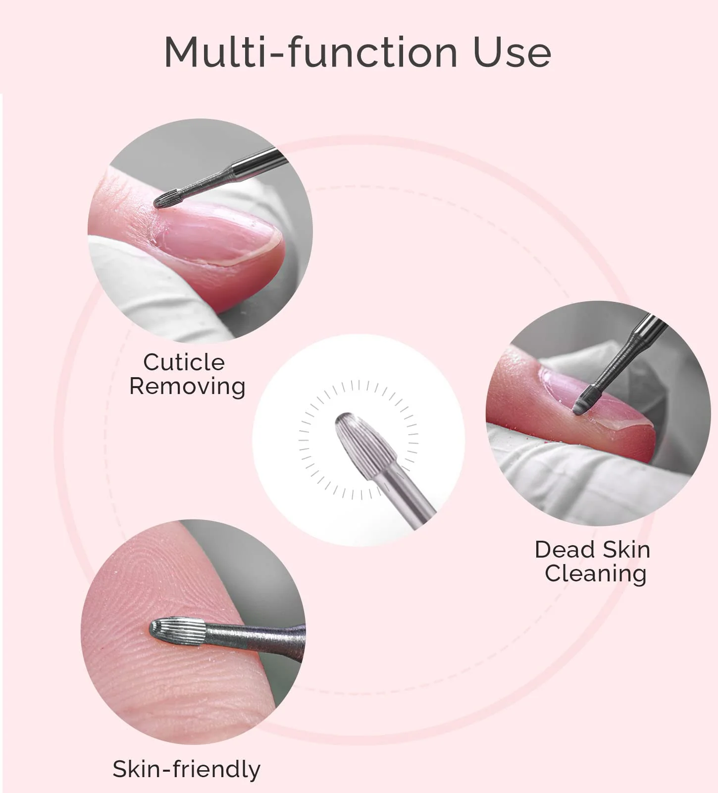 Tungsten Carbide Cuticle Cleaner Nail Drill Bit - Image 6