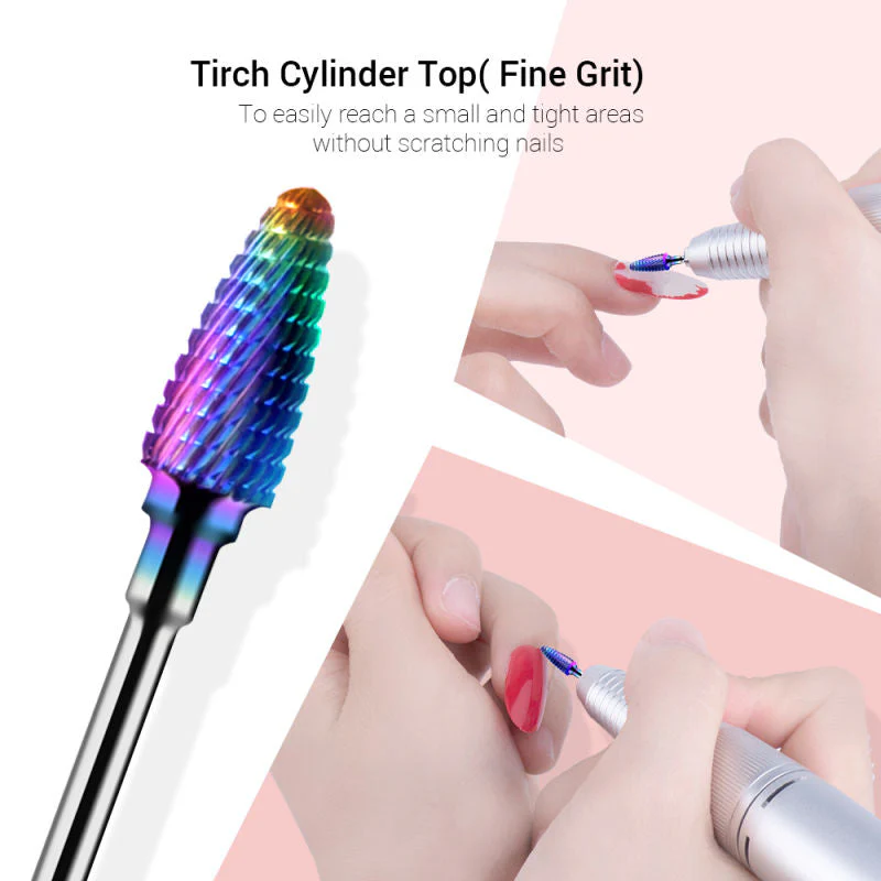 Tungsten Carbide Diamond Nail Drill Bits Set 7Pcs - Image 4