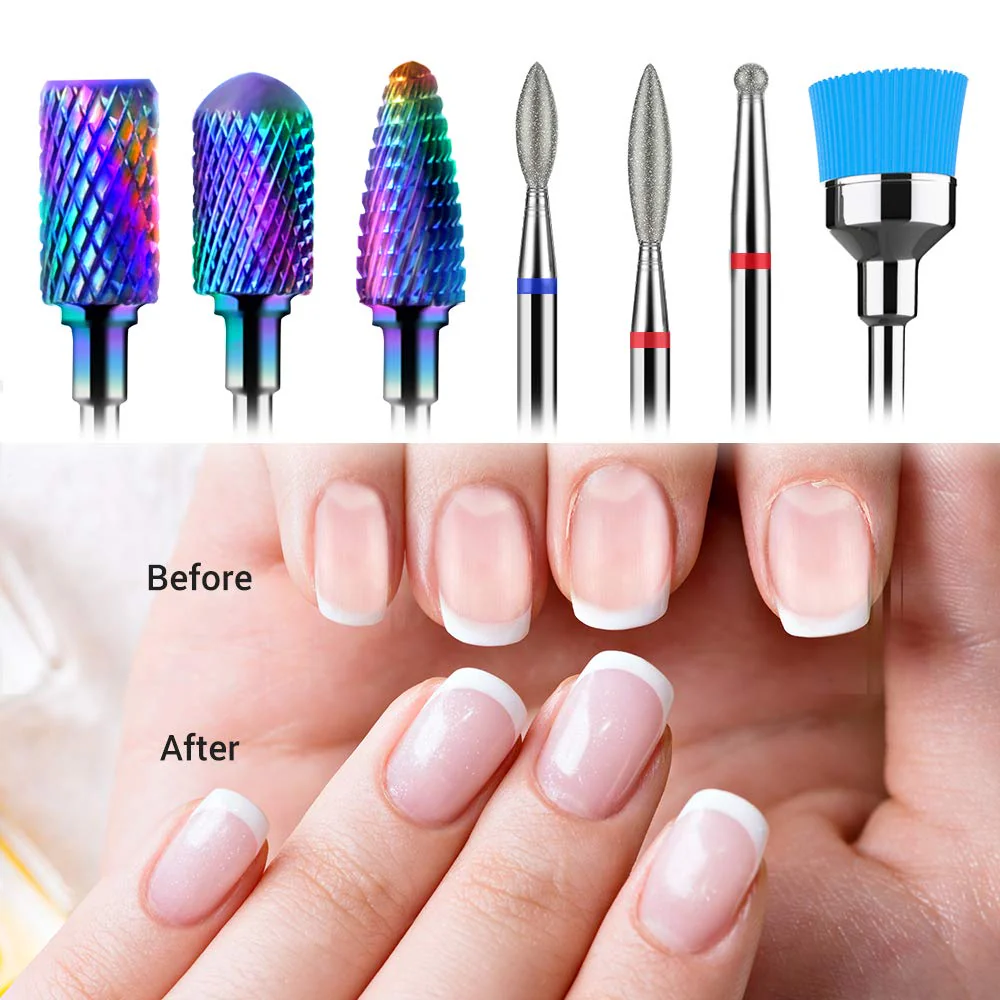Tungsten Carbide Diamond Nail Drill Bits Set 7Pcs - Image 6