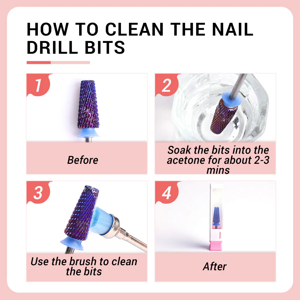 Tungsten Carbide Nail Cleaner Nail Drill Bit - Image 12