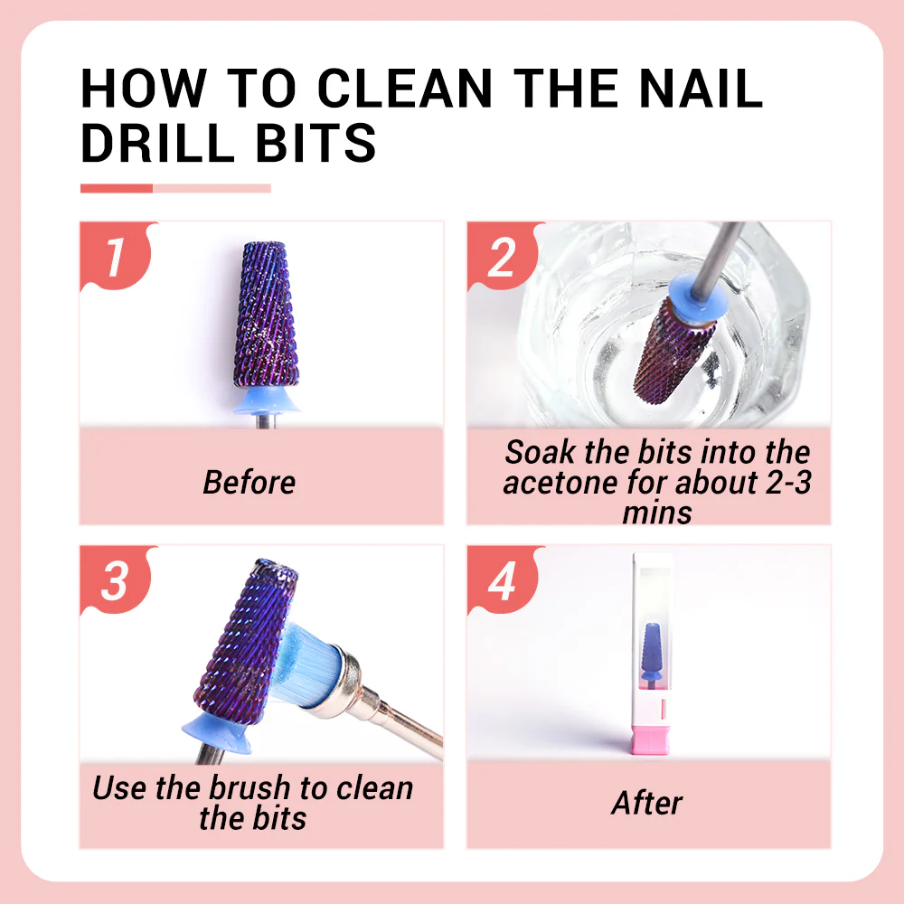 Tungsten Carbide Nail Cleaner Nail Drill Bit - Image 9
