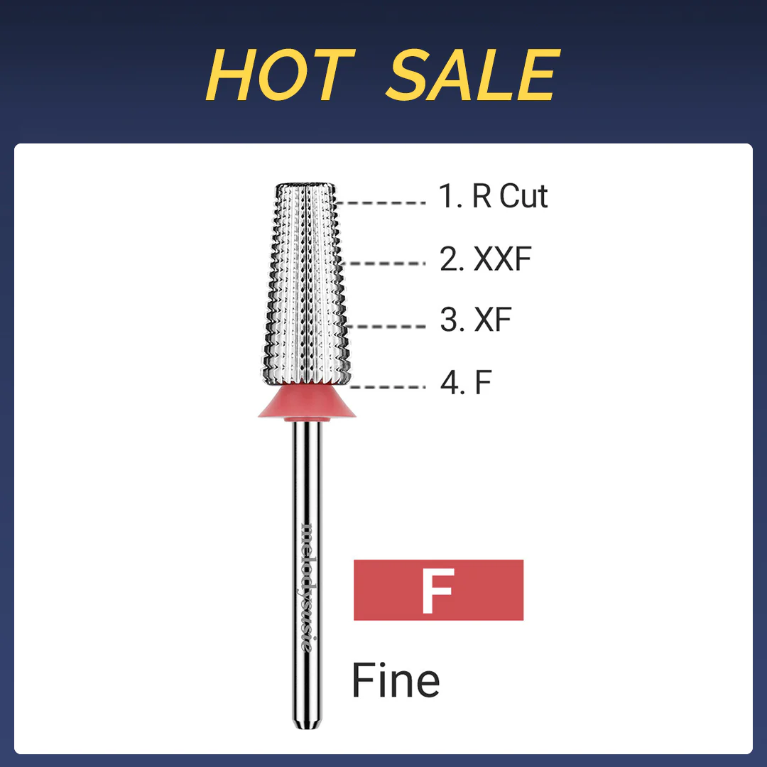 Tungsten Carbide Professional 5 in 1 Nail Drill Bits - Image 13
