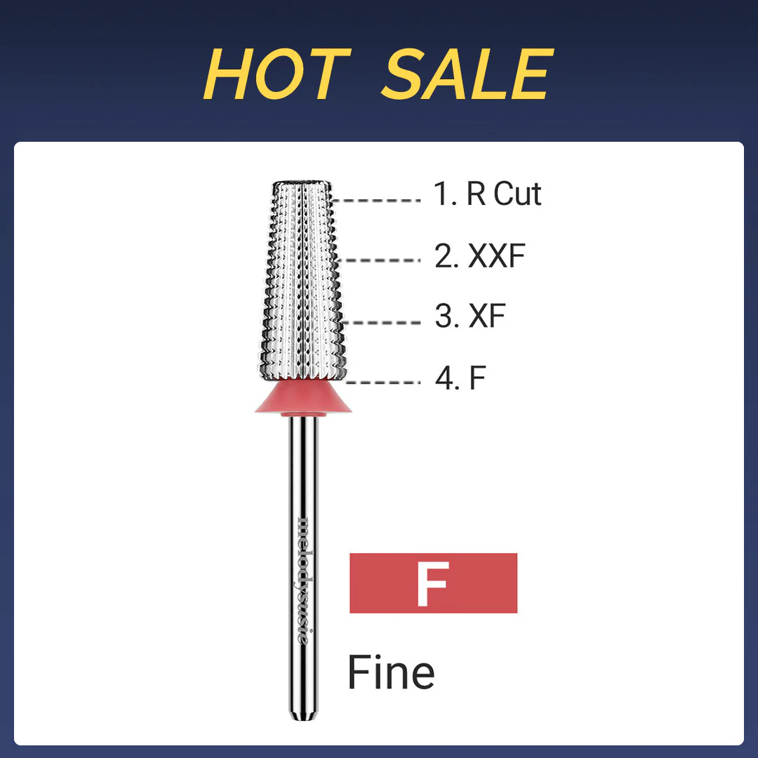 Tungsten Carbide Professional 5 in 1 Nail Drill Bits - Image 13