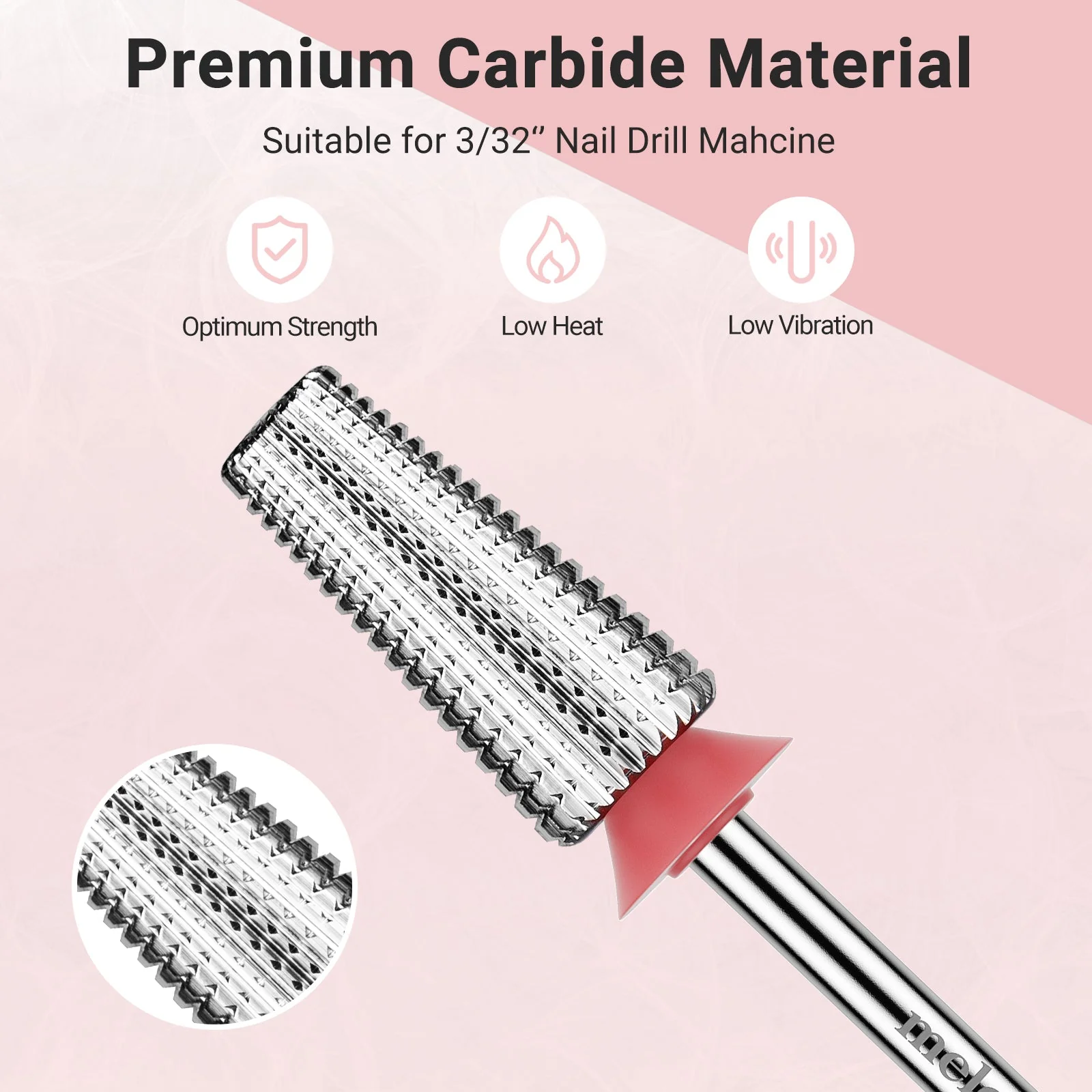 Tungsten Carbide Professional 5 in 1 Nail Drill Bits - Image 3