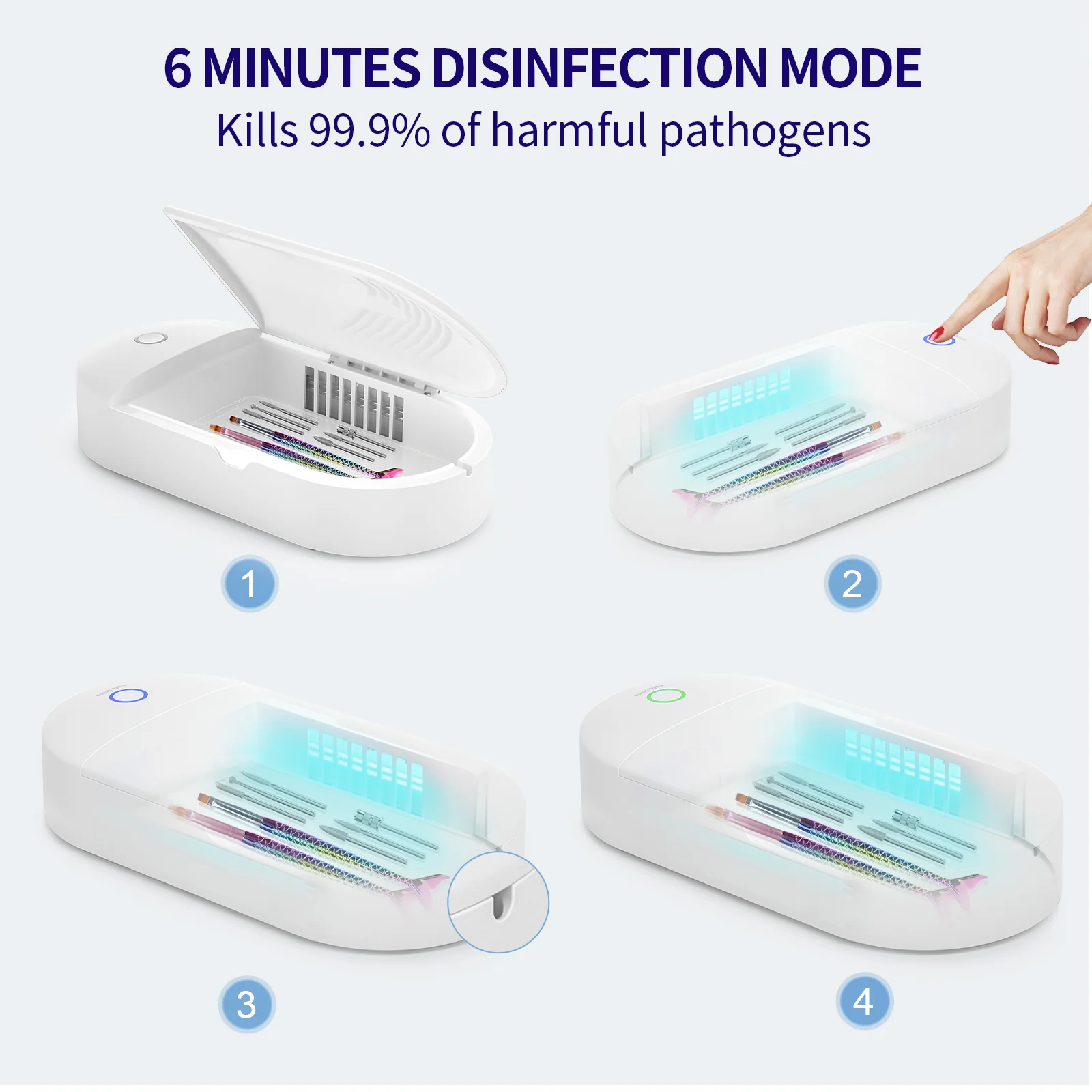 Nail Tool UV Light Sanitizer Box - Image 4