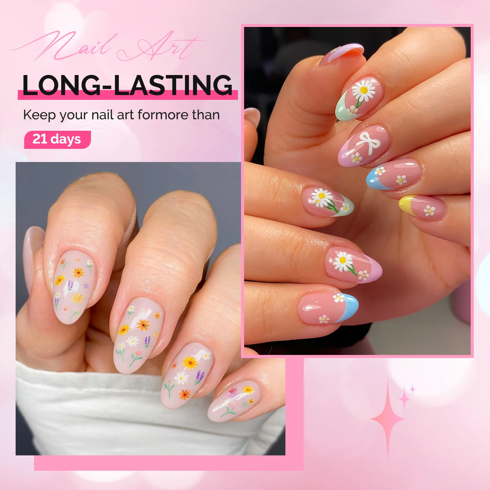 Spring/Summer Themed Nail Art Stickers - Image 2