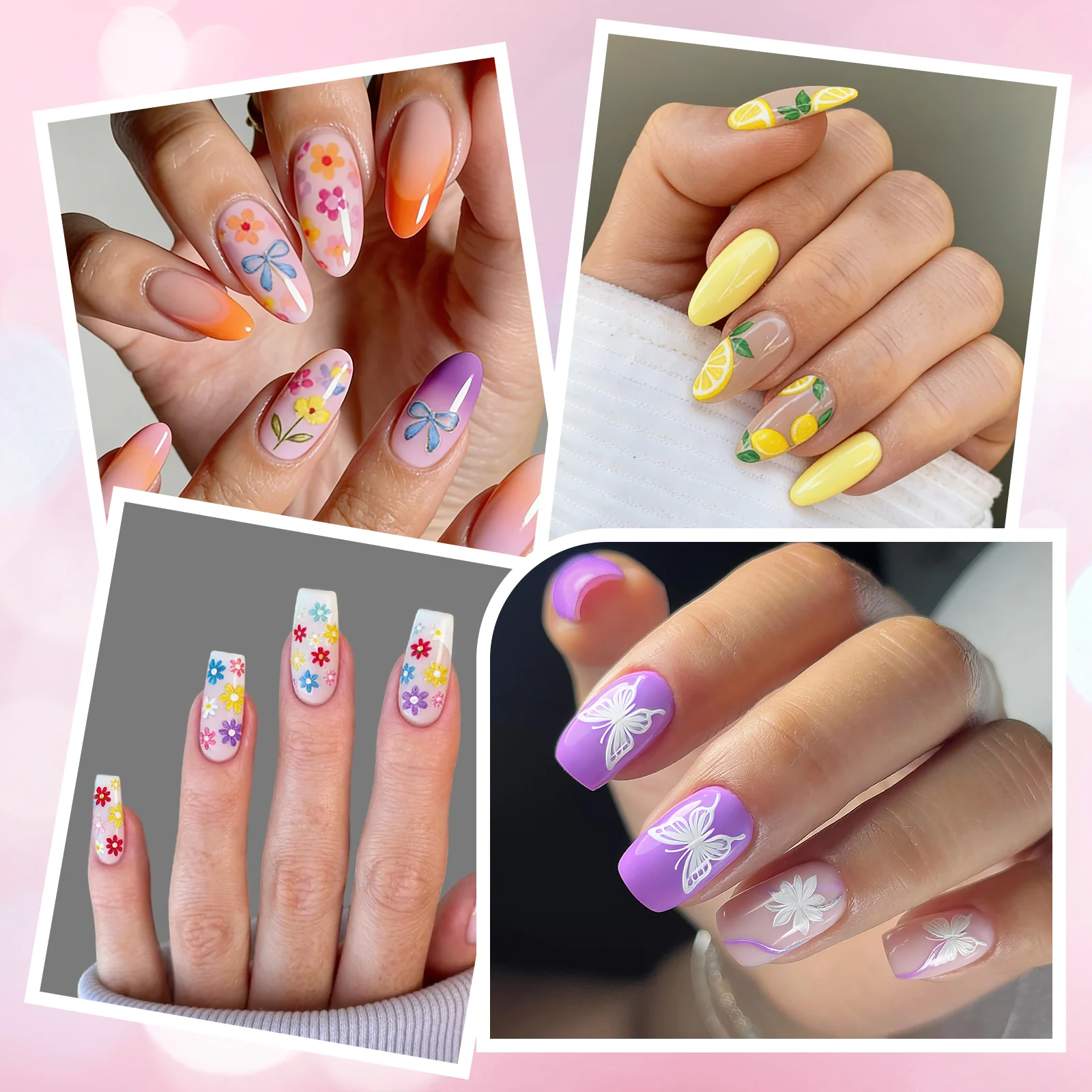Spring/Summer Themed Nail Art Stickers - Image 3