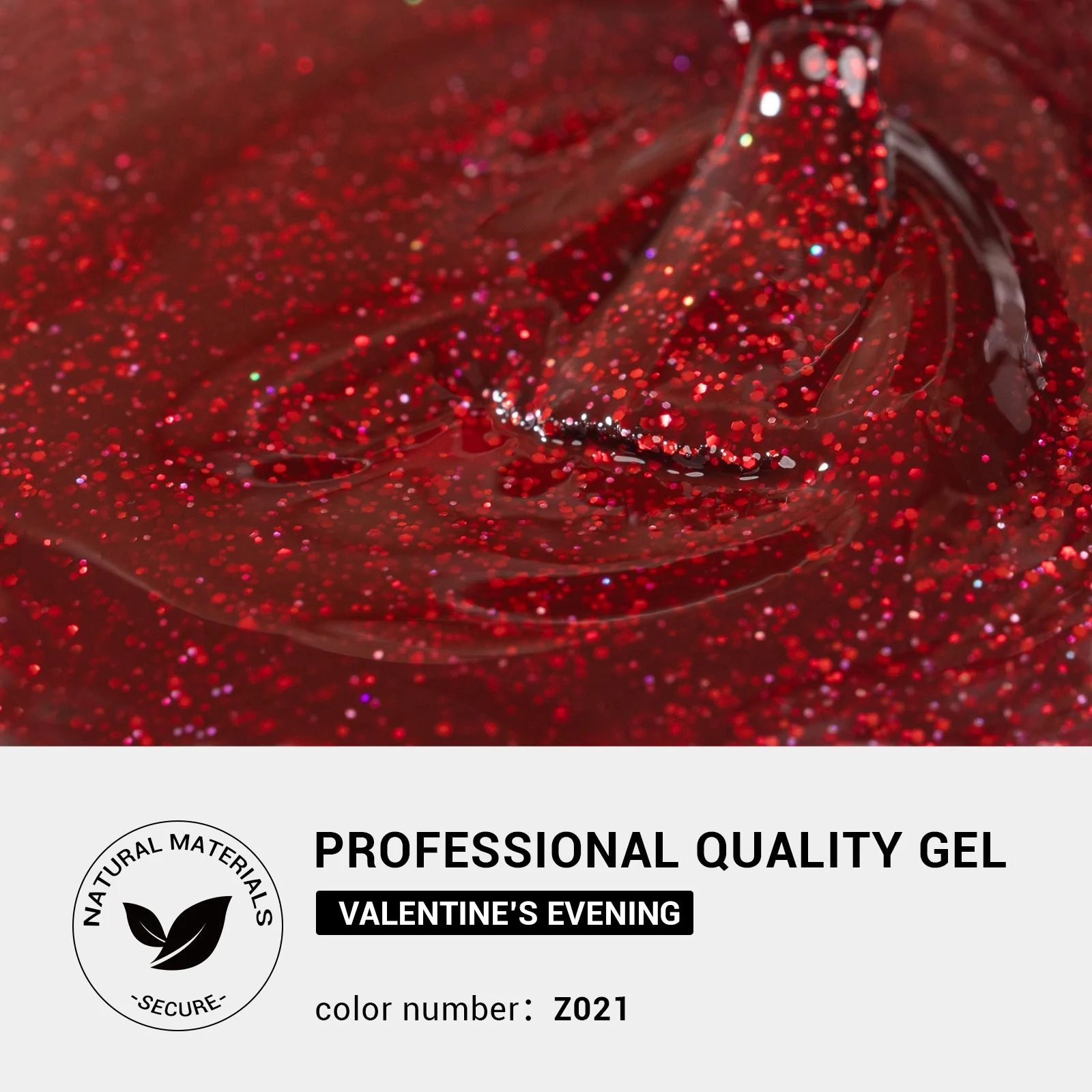 Z021 Valentine's Evening - TPO-Free Thick Gel Nail Polish(15ml) - Image 2