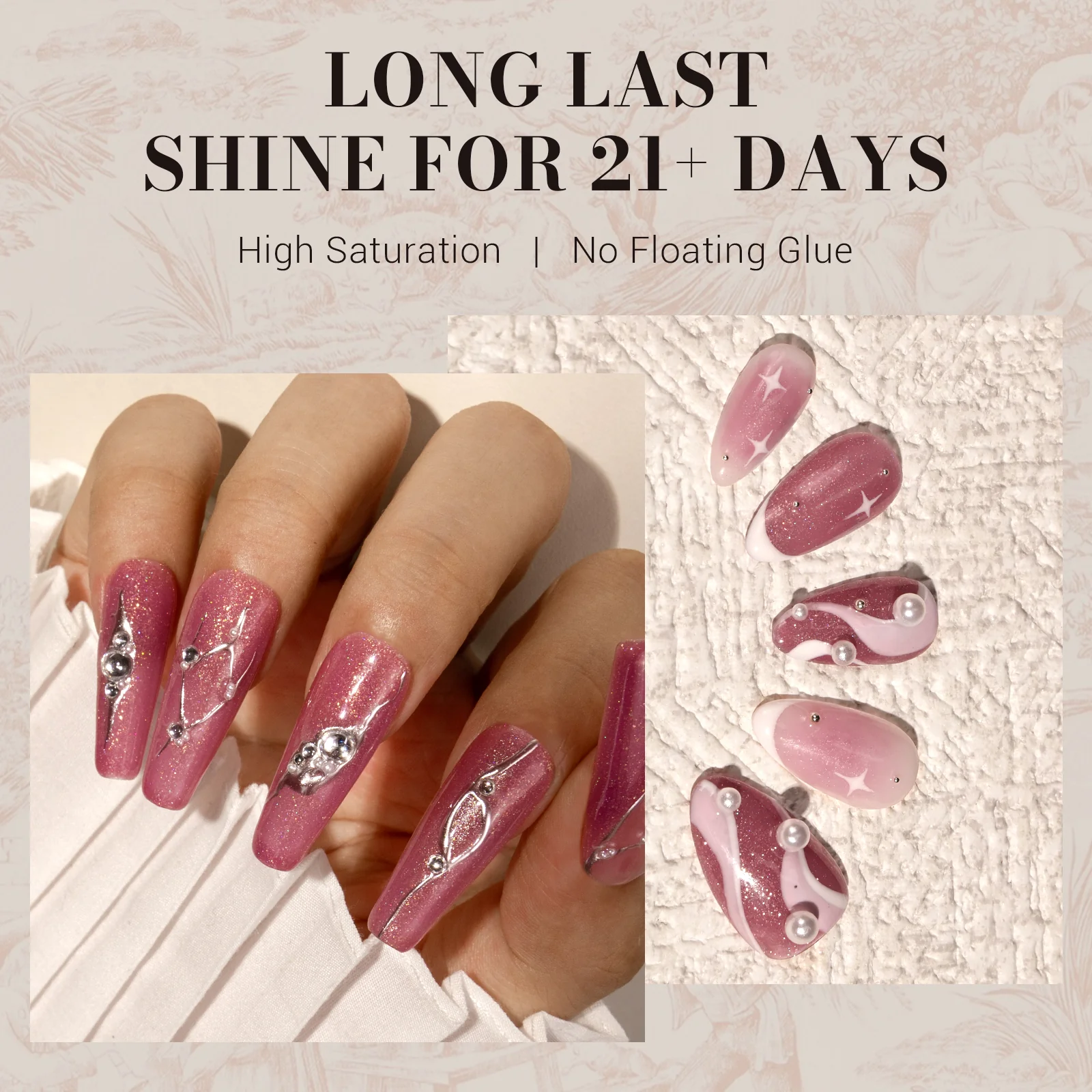 Z040 Soft Plum Pink - TPO-Free Faster UV Curing Gel Nail Polish 0.5 fl oz/15ml - Image 4