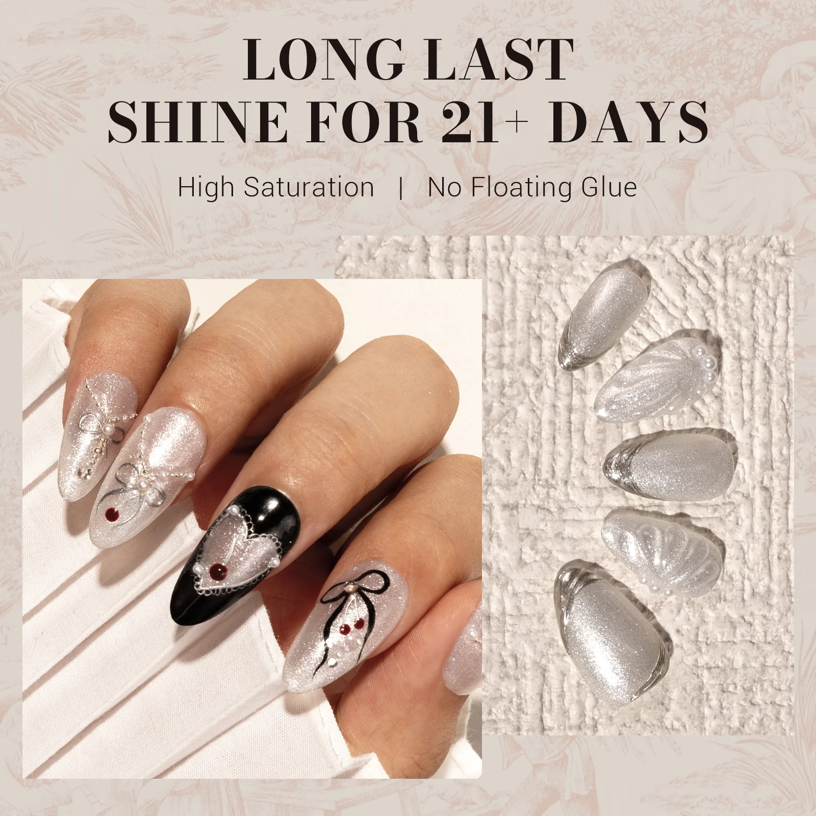 Z054 Starry White - TPO-Free Faster UV Curing Gel Nail Polish 0.5 fl oz/15ml - Image 4